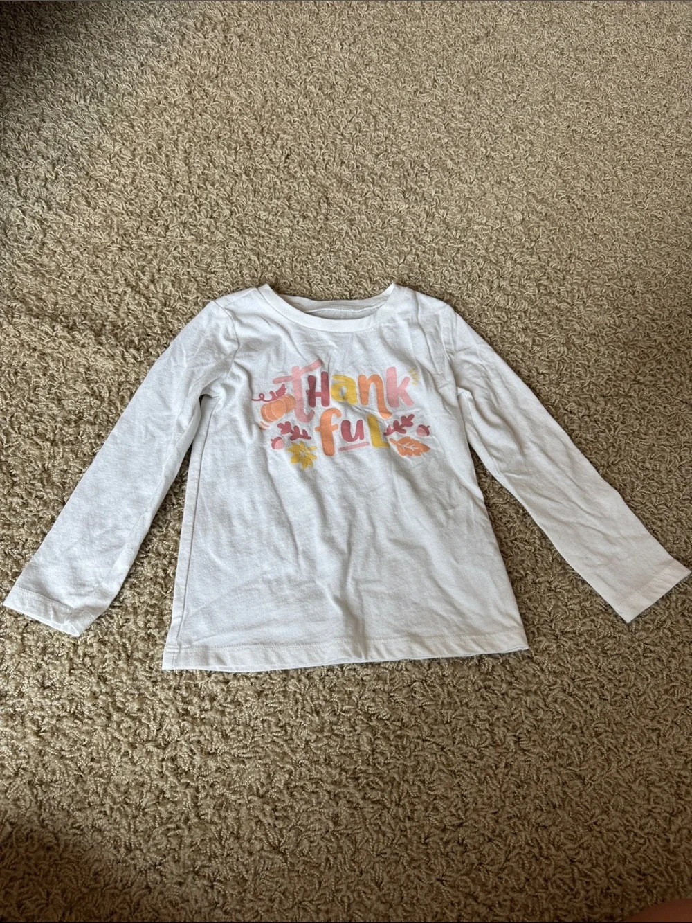 Toddler Girls' White Long-Sleeve Graphic Tee - 